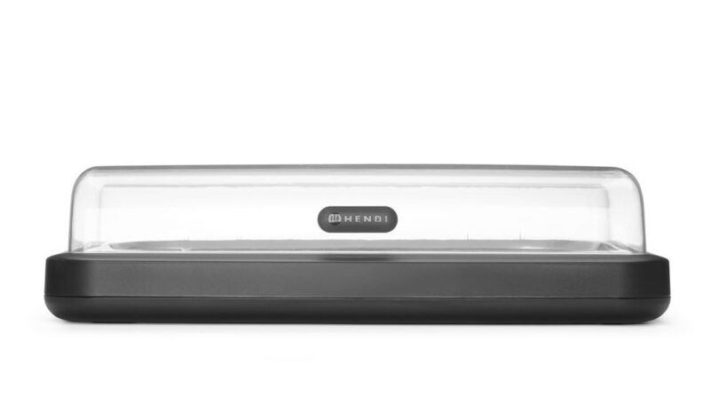 Hendi Uniq koeldisplay zwart GN 1/1 voor professionele presentatie