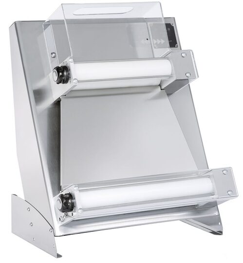 De Hendi Touch and Go 400 start automatisch zodra er deeg wordt ingevoerd.