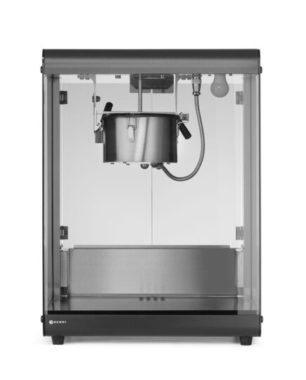 Professionele Hendi popcornmachine 80 liter zwart