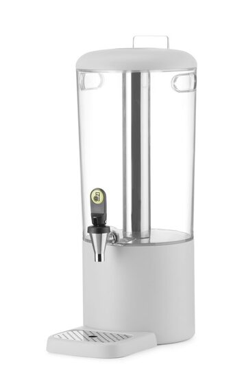 Zijaanzicht Hendi sapdispenser Uniq 8 liter wit