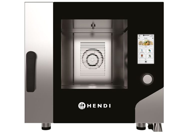 Hendi Millennial convectiestoomoven met touchscreen voor professionele horecakeukens