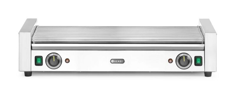Hendi worstrolgrill XL met 2 zones voor professionele horeca