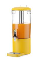 Hendi Sapdispenser Uniq 8 liter in de kleur geel
