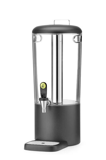 Zijaanzicht Hendi Uniq sapdispenser 8 liter zwart