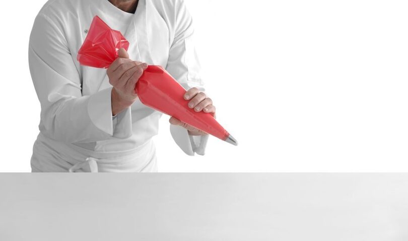 Hendi anti-slip spuitzak in actie voor nauwkeurig spuitwerk