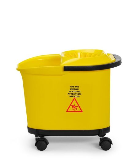 Professionele gele dweilemmer 16 liter van Hendi