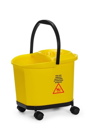 Gele Hendi dweilemmer 16 liter voor horeca reiniging