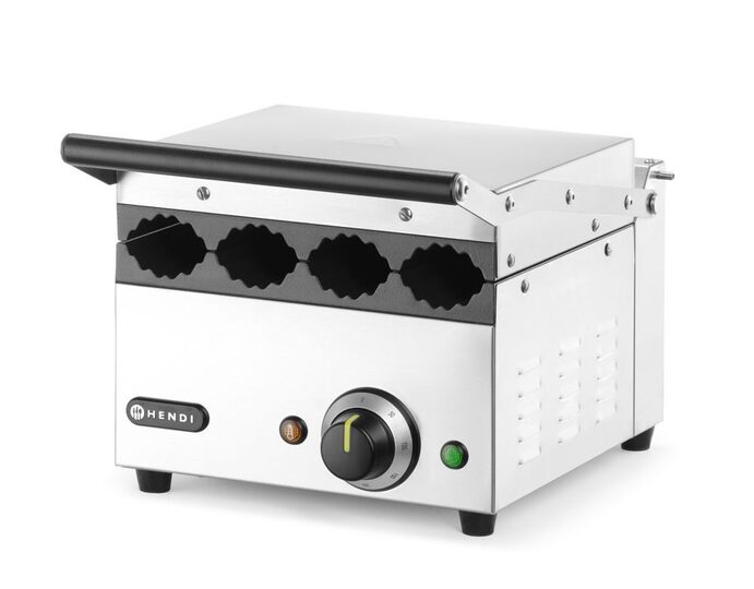 Detailopname van de Hendi contactgrill 1800W