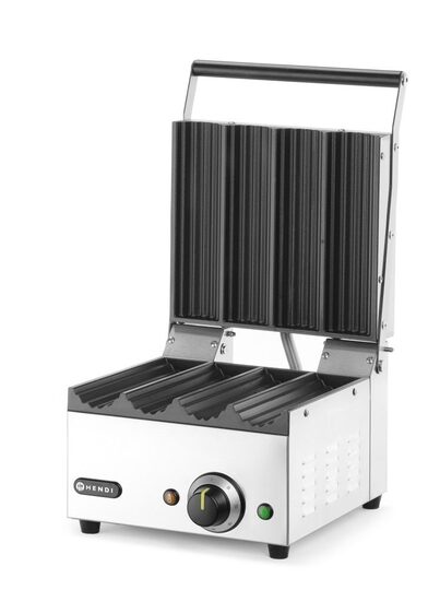 Bedieningspaneel van de Hendi contactgrill voor horeca