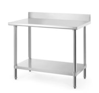 Hendi werktafel met spatrand 1000x600mm voor professionele horecakeuken