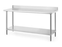 Hendi werktafel met spatrand 1800x600mm voor professionele horecakeuken
