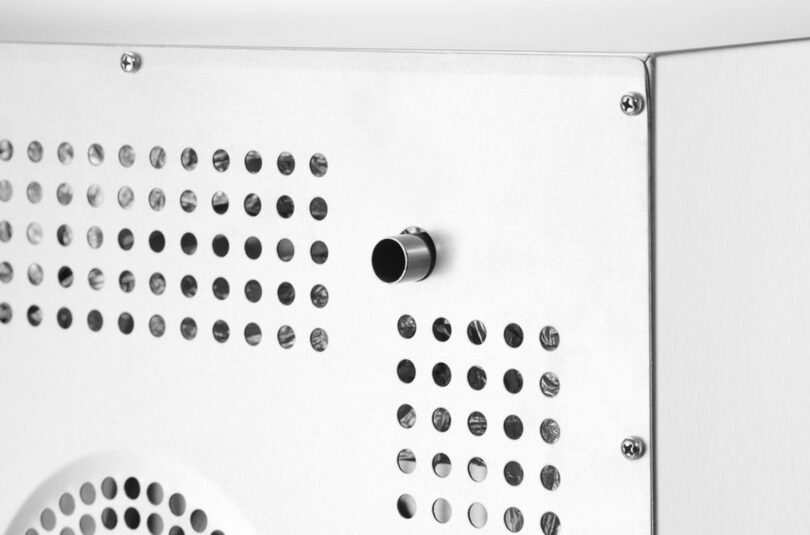Achterzijde van de Hendi heteluchtoven 230 volt