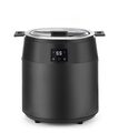 Hendi soepketel 10 liter zwart voor professionele horeca