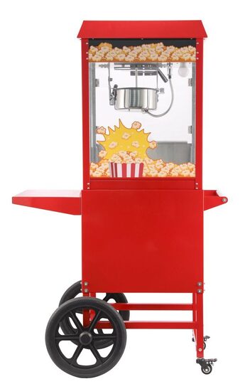 Een echte blikvanger: De nostalgische rode afwerking en de bijpassende kar zorgen voor een onvergetelijke presentatie.