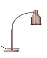 Flexibele warmtelamp in stijlvolle koperlook voor professionele horeca