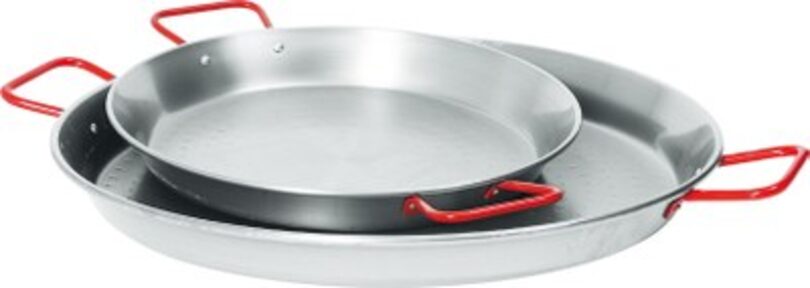 Hendi paellapan van plaatstaal met 60 cm diameter