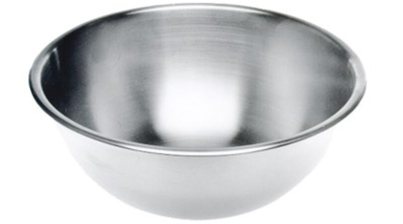 Hendi beslagkom van RVS met een inhoud van 3,3 liter en diameter van 26 cm