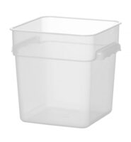 Hendi vierkante voedselcontainer 7,6 liter voor professionele horecakeukens