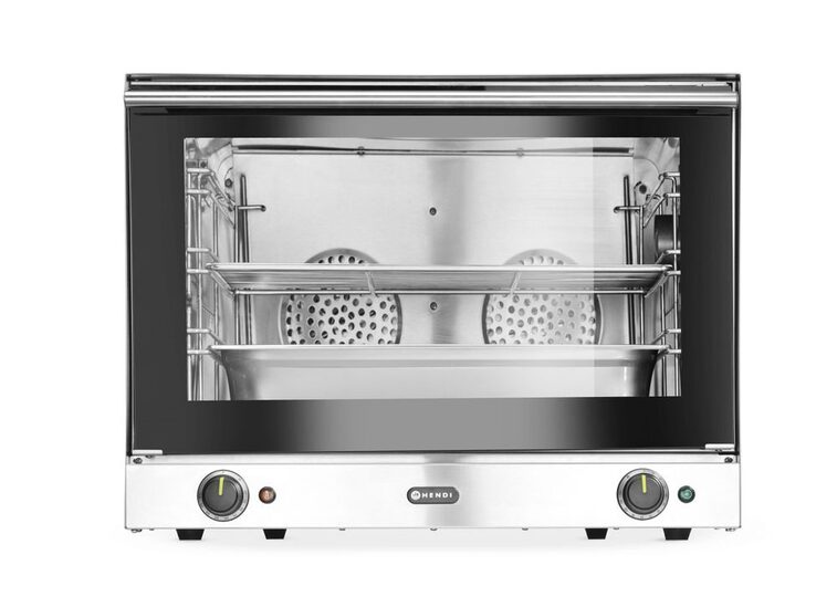Compacte Hendi heteluchtoven 230V voor horeca gebruik