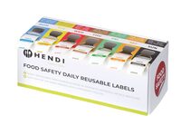 Set voedselveiligheid stickers met dispenser voor professionele keukens