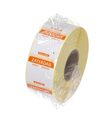 Rol met 1000 oranje zaterdag stickers voor horeca