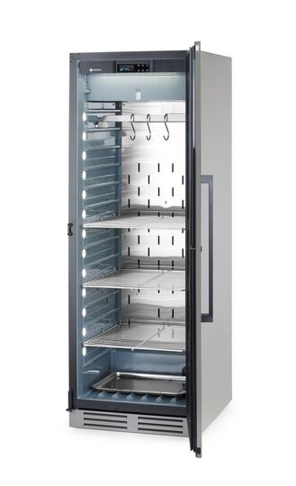 Detailopname van de Arktic dry aging kast deur