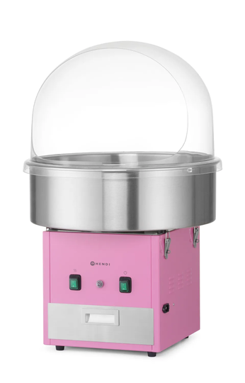 Hendi suikerspinmachine 52x52x50 cm vooraanzicht