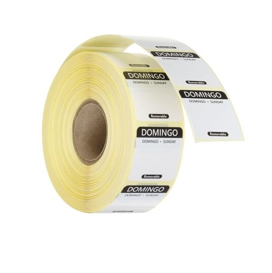 Hendi dagstickers set van 1000 stuks voor HACCP