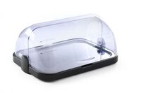 Hendi koeldisplay met rolltop in donkergrijs voor horeca