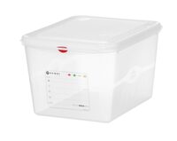 Hendi GN container 1/2 van transparant polypropyleen 12,5 liter
