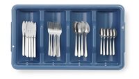 Blauwe Hendi bestekbak met dienblad voor horeca