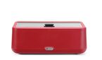 Detailopname van de Hendi Uniq Chafing Dish in stijlvol rood