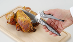 Snijdt moeiteloos door botten en kraakbeen.