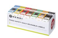 Hendi voedselveiligheidsstickers met dispenser voor professionele keukens