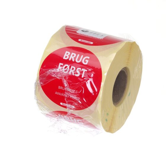 Eenvoudig verwijderbare voedselveiligheidsstickers voor voorraadbeheer in de horeca