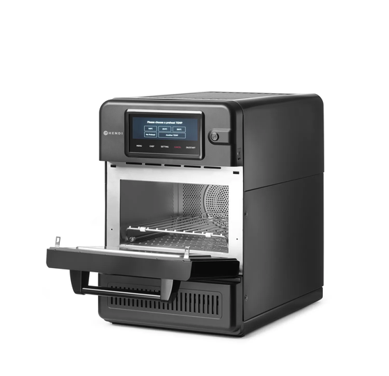 Hendi High Speed Oven CombiTurbo 18 liter zwart – professionele horeca combi-oven voor snelle bereiding