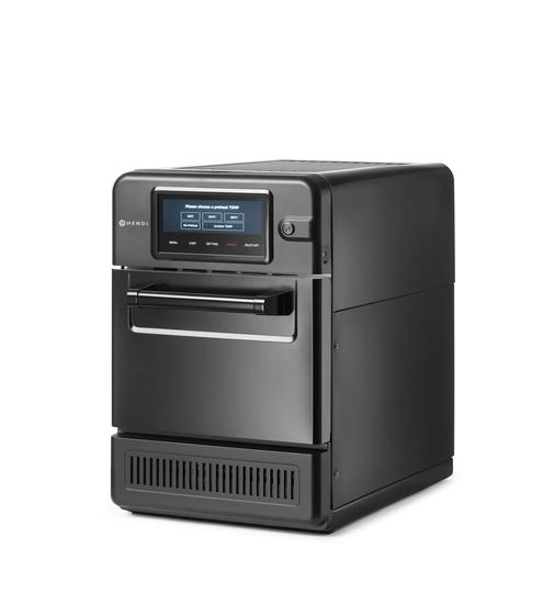 Hendi High Speed Oven CombiTurbo 18 liter zwart – professionele horeca combi-oven voor snelle bereiding