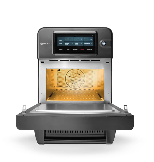 Hendi High Speed Oven CombiTurbo 18 liter zwart – professionele horeca combi-oven voor snelle bereiding