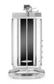 Professionele Hendi Profi Line elektrische kebabgrill 400V voor horeca