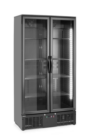 Interieur van de Hendi backbar koelkast met ledverlichting