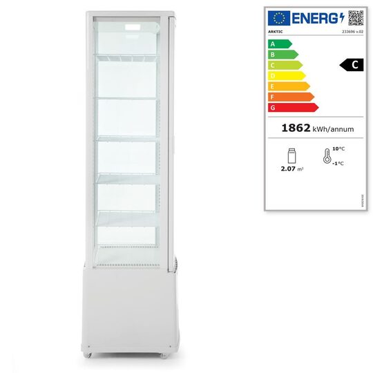 Hygiënische uitstraling: het witte design straalt frisheid uit en is eenvoudig schoon te houden, ideaal voor elke moderne horecazaak.