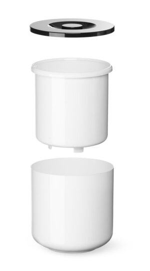 De dubbelwandige isolatie houdt de kou binnen en voorkomt natte kringen op uw tafels.