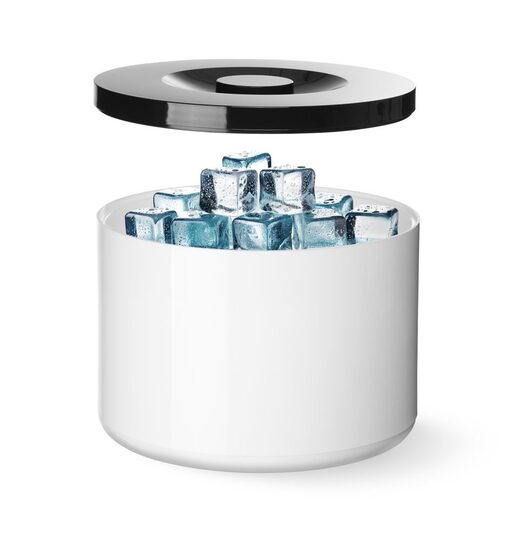 Houdt de kou urenlang vast en voorkomt natte plekken op tafel door de condensvrije buitenkant.