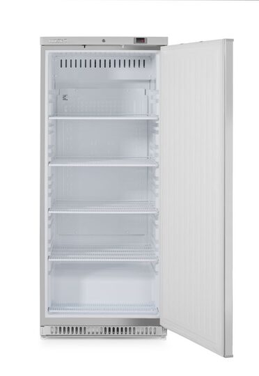 Detailopname van de Hendi Budget Line RVS koelkast