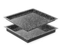 Hendi klassieke zwarte convectomat tray GN 2/3 voor professioneel gebruik