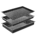 Hendi convectomat tray GN 1/1 zwart 80mm diep