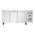 Compacte Polar koelwerkbank met drie deuren voor horeca