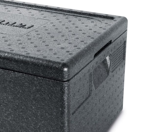 Detail van de isolerende wand van de Hendi bakerynorm thermobox