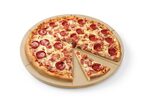 Ronde beukenhouten pizza serveerplank van het merk Hendi