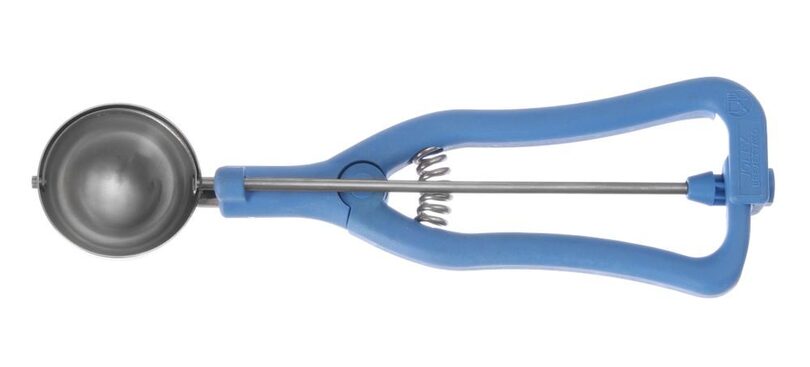 Hendi portioneerlepel blauw 1/30 Ø 49 mm voor ijs en gerechten